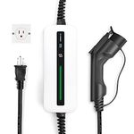 BESENERGY 15A EV Charger, Level 1+2 J1772 EVSE 20ft Home 110V-240V IP65 Portable Charge Station Compatible with All EV Cars…