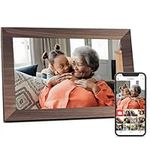 Frameo WiFi Digital Photo Frame, 10.1 Inch 1280*800IPS Touch Screen Digital Picture Frame, 16GB Memory, Auto-Rotate, Share Moments Instantly with Frameo, Gift for Mom, Friends, Family, Birthday Gift