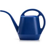 Fasmov Watering Can, 1/2 Gallon Plastic Watering Cans with Comfortable Handle, Small Garden Watering Cans Long Spout for Indoor Outdoor Watering Plants, Blue