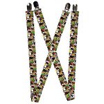 Buckle-Down Men's Suspender-Looney Tunes, 3.5" x 2.5"