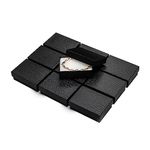 Prestige and Fancy Jewelry Box, Luxurious Jewelry Gift Box 3.05 x 2.10 x 1 inch, 24 pack for Bracelets, Necklace, Pearls Keychain’s –Cotton Filled Small Cardboard gift boxes with lids, (Black Swirl)