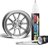 Silver Rim Touch Up Paint, Quick and Easy Rim Paint for Car Scratch Repair, Ideal for Wheel Paint for Rim Damage, Universal Color for Wheel Touch Up Paint.