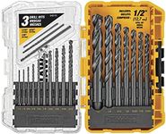 DEWALT Black Oxide Drill Bit Set, 20-Piece (DW1177) (Black & Gold)