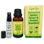 Spider, Insect, Mouse & Rat Repellent Spray. Concentrated to Make 15 Litres. Peppermint, Lavender & Citronella Oil Blend. Family Business Made From Homemade Deterent. Tried and Tested Humane Solution.