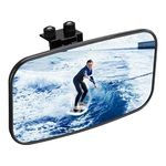 KEMIMOTO Boat Mirror, 8 in x 4 in Upgraded Universal Boat Rear View Mirror, Marine Mirror for Ski Boats Pontoon Boat Water Skiing Sports Wakeboarding Surfing with Clips