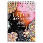 Mandala Adult Colouring Books by Colorya - A4 Size - Large Mandalas Colouring Book for Adults - Premium Quality Paper, No Medium Bleeding, One-Sided Printing