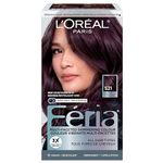 L’Oréal Paris Feria Multi-Faceted Shimmering Permanent Hair Dye, 521 Medium Cool Iridescent Brown, Permanent Hair Color for Long Lasting Hair Dye with Bonding Complex Conditioner, Pack of 1 (Packaging May Vary)