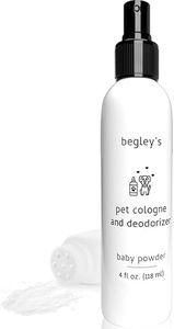 Begley’s Natural Pet Cologne and Deodorizer - Premium Essential Oil Scented Dog Body Spray and Cat Perfume, Dog Grooming Spray and Pet Odor Eliminator, Cat Cologne Mist, Dog Cologne Spray Long Lasting