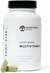 Whole-Food Multivitamin+B12, Doctor's Formula with Organic Vegetables, Fruits and Herbs, Plant-Based (Vegan), Enhanced with Probiotic Fermentation, 90 Count, 1 Month Supply