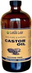 1 LITRE, Organic Castor Oil, Cold-Pressed, Hexane Free, Castor oil for Hair Growth, Eyebrows, Eyelashes and Protects Dry Skin, Unrefined, (1 LITRE)