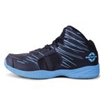 Nivia Panther 3.0 Basketball Shoes for Men, Soft Cushion EVA Inner Insole for Comfort & Support, Ideal for Basketball Athletes Size-UK06 (Black)