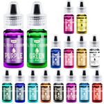 Gel Food Coloring - 16 Vivid Colors Food Coloring Gel for Baking, Cake Decorating, Cookie, Fondant and Macaron - Tasteless Food Color Dye for Icing, Frosting, DIY Slime Making and Crafts - 6ml Bottles