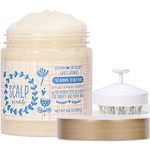 Scalp Scrub Set- Puresoak Bath Exfoliate & Nourish Hair with Scalp Massager Sulfates Free Sugar Scrub Brush Exfoliating Scalp Care For Women & Men Gift Set