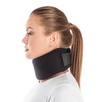 TOROS-GROUP Ergonomic Cervical Collar/Neck Support Brace / 100% - Cotton Liner - Medium Black