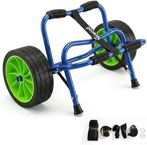 Newcod Kayak Cart, Kayak Dolly with Airless Tire for Carrying Kayak Canoe SUP Paddle Board