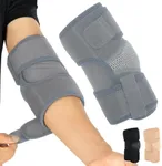 Vive Elbow Brace - Tennis Compression Sleeve - Wrap for Golfers, Bursitis, Left or Right Arm - Tendonitis Support Strap for Golf, Men and Women - Epicondylitis and Sports Recovery (Gray, Standard)