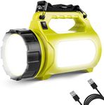 LE Rechargeable LED Lantern, Camping Essentials, 1000LM, 5 Light Modes, Power Bank, IPX4 Waterproof, Lantern Flashlight for Hurricane Emergency, Hiking, Home and More, USB Cable Included