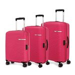 American Tourister Liftoff Spinner 3 PC Set Berry Blast Polypropylene Hard Luggage with Double Wheel (Trolley/Suitcase)