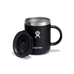 Hydro Flask - Travel Coffee Mug 354 ml (12 oz) - Vacuum Insulated Stainless Steel Travel Mug with Handle and Press-In Lid - Black