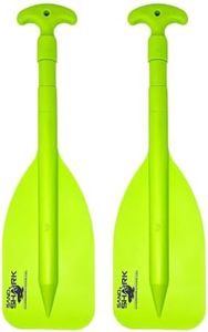 SandShark Premium Telescoping Emergency Boat Paddle-Lightweight Boat Paddles-High Impact Molded Nylon, 22''-42'', Twist Lock, Aluminum Shaft-Boat Oars for Jetski, Boating, Kayak Ore (2 Paddles)