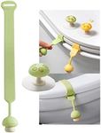 2 Pcs ZANZER Toilet Seat Lifter Handle Toilet Seat Lid Lifter Handle Toilet Seat Cover Lifting Handle Mushroom Flexible Kids Toilet Seat Lifter Prevent Contact with The Toilet Ring for (Green)