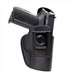 1791 GUNLEATHER P320c Premium Leather Holster - Soft & Comfortable IWB CCW Holster for H&K VP9sk - Right Handed Leather Gun Holster Also fits HK P2000, HK 45c, SIG P229c and Most compacts w. Rail