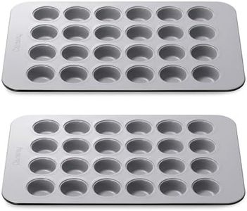 Caraway 24-Cup Non-Stick Ceramic-Coated Mini Muffin Pan 2-pc