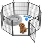 8 Panel Dog Pen, High 60cm Puppy Pl
