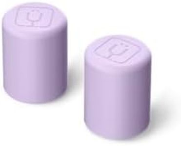 BrüMate Magnetic Straw Caps | Silicone Straw Topper 2-pack | Dust & Dirt Resistant | Compatible with All Era and Resa Tumblers (Lavender)