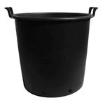 Elixir Gardens Large Recycled Plastic Plant Pot/Tree & Shrub Pots with Handles | 30, 35, 50, 75, 80, 95, 110 & 130 L Plastic Planter Pots in 1-10 Quantities | 75 Litre x 1