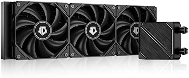 ID-COOLING DASHFLOW 360 Basic Black Liquid Cooler for High-end CPU, AIO Cooler 360mm Radiator, 3x120mm TF Fans, Intel 1700/1200/115X, AMD AM5/AM4