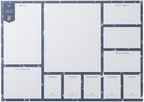 Busy B A3 Desk Pad with 36 Tear-Off Sheets, Navy