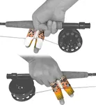 Stripee Finger Guard and Fly Line Cleaner, Brown Trout, Medium