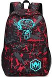 Bluboon girls E9562 Sporty, Red, Daypack Backpacks