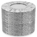 Food Covers, Reusable Aluminum Foil Food Covers, 90 Pcs Elastic Microwave Cover, grade Tin Foil Heat Retaining For Home Kitchen, Fits 99% Of Dishes