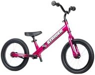 Strider 14x, Funky Fuchsia - Balance Bike for Kids 3 to 7 Years - Includes Custom Grips, Padded Seat, Performance Footrest & All-Purpose Tires - Easy Assembly & Adjustments