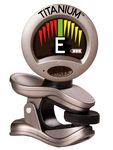 Snark ST-8T Titanium Rechargeable Clip-On Guitar Tuner with Rotating HD Display, Noise Blocking, and USB Charging