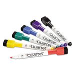 Quartet Dry Erase Markers, Whiteboard Markers, Fine Tip, ReWritables, Mini, Magnetic, Classic Colours, 6 Pack (51-659312Q)