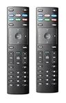 [Pack of 2] XRT136B Universal Remote Control for All Vizio Smart TV and Quantum 4K UHD HDTV SmartCast Vizio (D-Series E-Series M-Series P-Series V-Series) LED LCD 24 32 40 43 48 50 55 60 65 70 75 TV