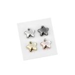 The Modest Store – Star Shaped | Glossy Finish Magnetic Brooch | Button | Saree Pin | Hijab Pins For Women | Girls (set of 1) (Platinum)