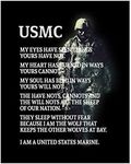 "USMC Creed"- Inspirational Quote W