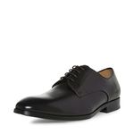 Steve Madden Men's Parsens Oxford, Black Leather, 10