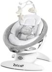 Baby Swing, 3-in-1 Baby Swings for Infants with Motion Detection & Vibration Comfort, 360° Rotating Electric Baby Swings with 5 Speeds & 3 Swing Modes, Infant Swing for Baby with 12 Preset Melodies