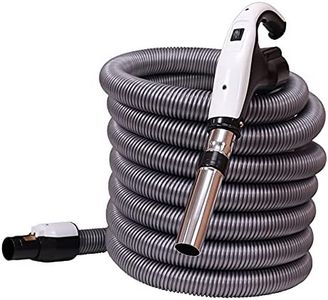 Tubo flessibile per aspirapolvere centralizzato con interruttore ON-OFF su impugnatura - Compatibile con Aertecnica Tubò, Sistem Air, Duovac, AirBlu e altri (7 metri)