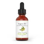 Pure Argan Oil 100ml - 100% Cold Pressed Organic Moroccan Oil For Face, Hair, Skin, Nails - Natural Treatment For Age Defying Skin, Lustrous Hair And Healthy Nails. Premium Quality