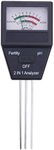 iKKEGOL 2 in 1 Soil Meter pH Fertility Analyzer Tester Triple Probe Environmental Concepts for Home, Garden, Lawn, Farm, Indoor & Outdoor Use, Plants Healthy Growth