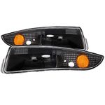 Anzo USA 511045 Chevrolet Camaro Black Bumper Light Assembly with Amber Reflector - (Sold in Pairs)