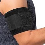 supregear Tendonitis and Tricep Compression Brace, Bicep Tricep Compression Sleeve Wrap for Pain Relief and Muscle Strains Upper Arm Compression Support (Black, S/M)