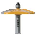 XDENGP Bevel Raised Panel Router Bits 1/2 Shank for Cabinet Door, 2-1/2-Inch Diameter, Shaker Raised Cabinet Door Making Frame Panel Design Router bits Use with Rail and Stile Moulding Router bit