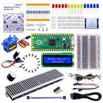 GeeekPi Raspberry Pi Pico Basic Starter Kit With Raspberry Pi Pico breadboard,Header, I2C 1602 LCD Display Module,For Raspberry Pi Beginners & Software Engineer